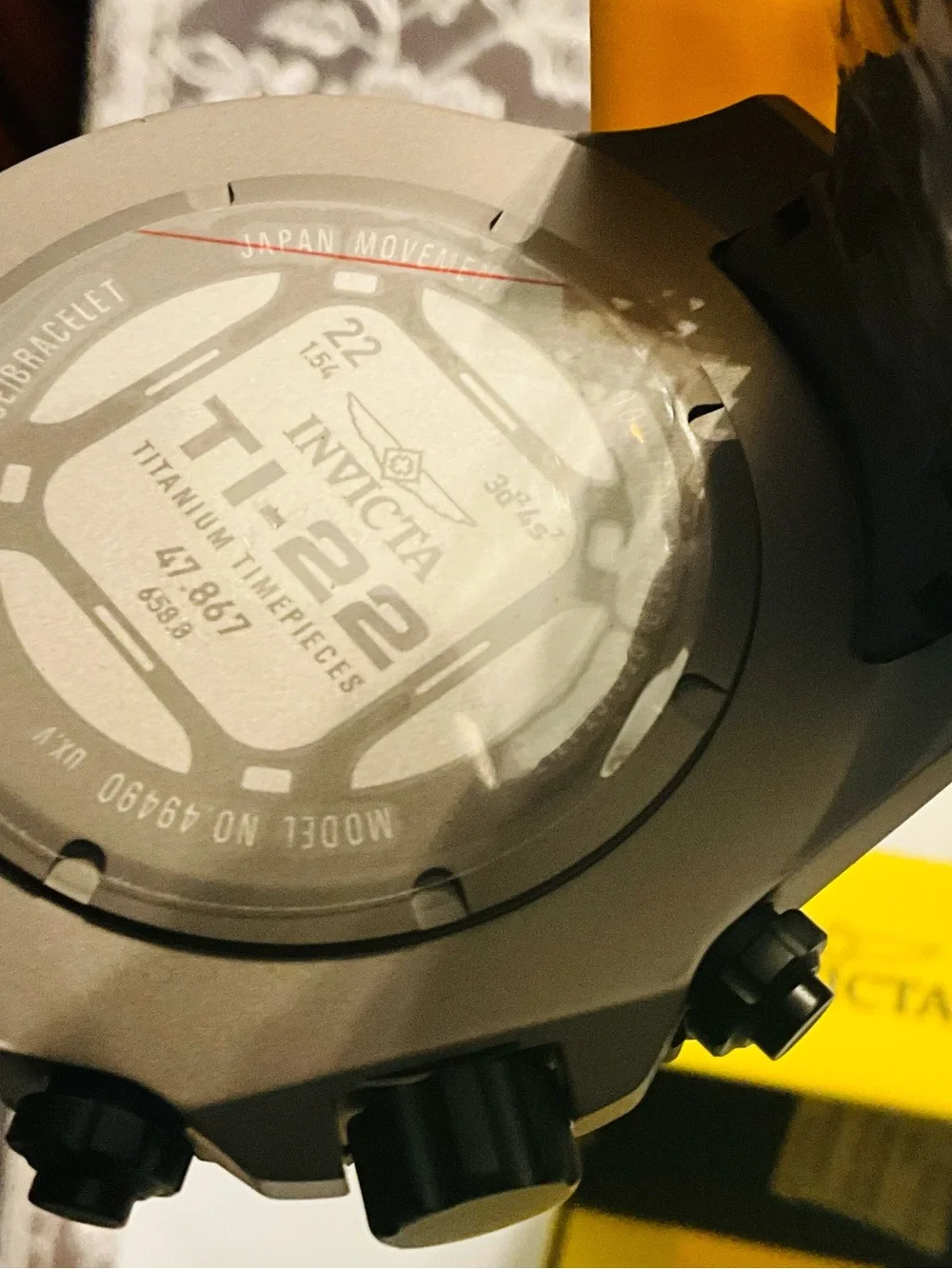 Invicta TI-22 Kaiju Men's Watch - 65mm. Titanium (49490)